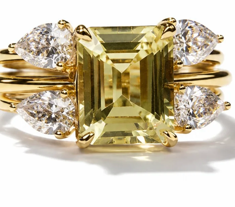 COCKTAIL RING — LEMON FIZZ