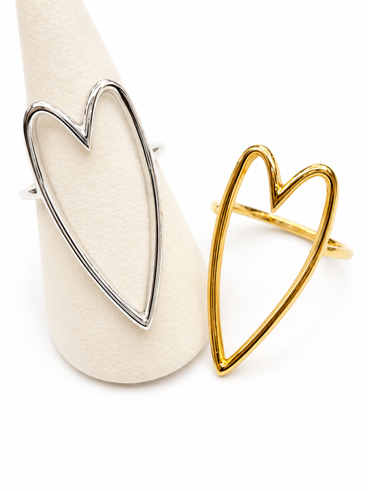 OPEN HEART RING